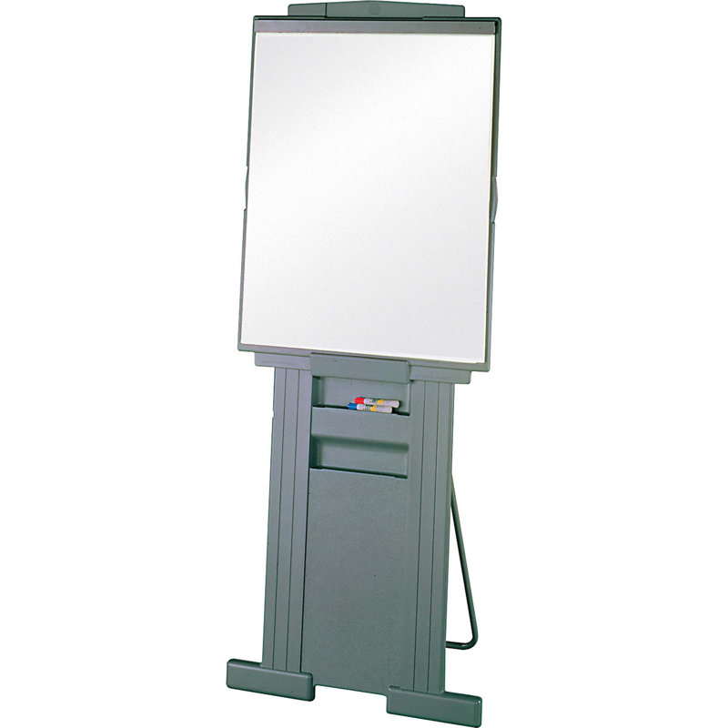 Gray Scratch-Resistant Foldable Plastic Floor-Standing Easel