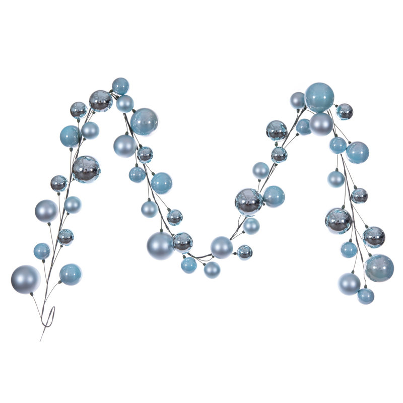 Guirlande Vickerman 10 pi., Bleu pastel
