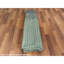 Tapis unique en laine noué à la main 9 pi 2 po x 12 pi New Age - vert / gris
