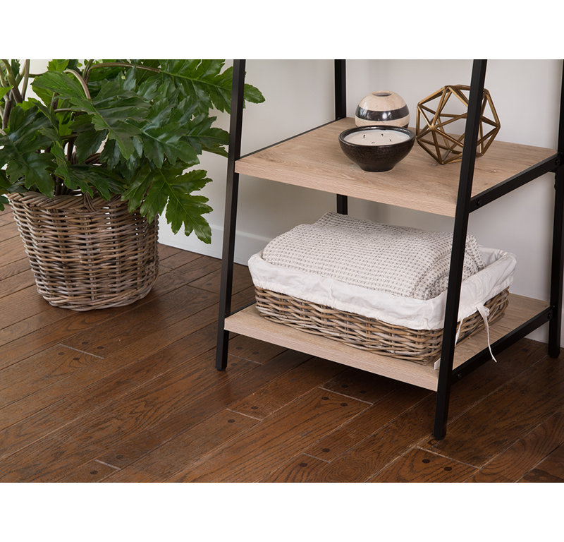 Beachcrest Home™ Ayriauna Rattan Basket, Medium - 7" H x 22" W x 18" D