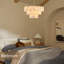 16-light Dimmable Tiered Modern Chandelier With Alabaster Shades