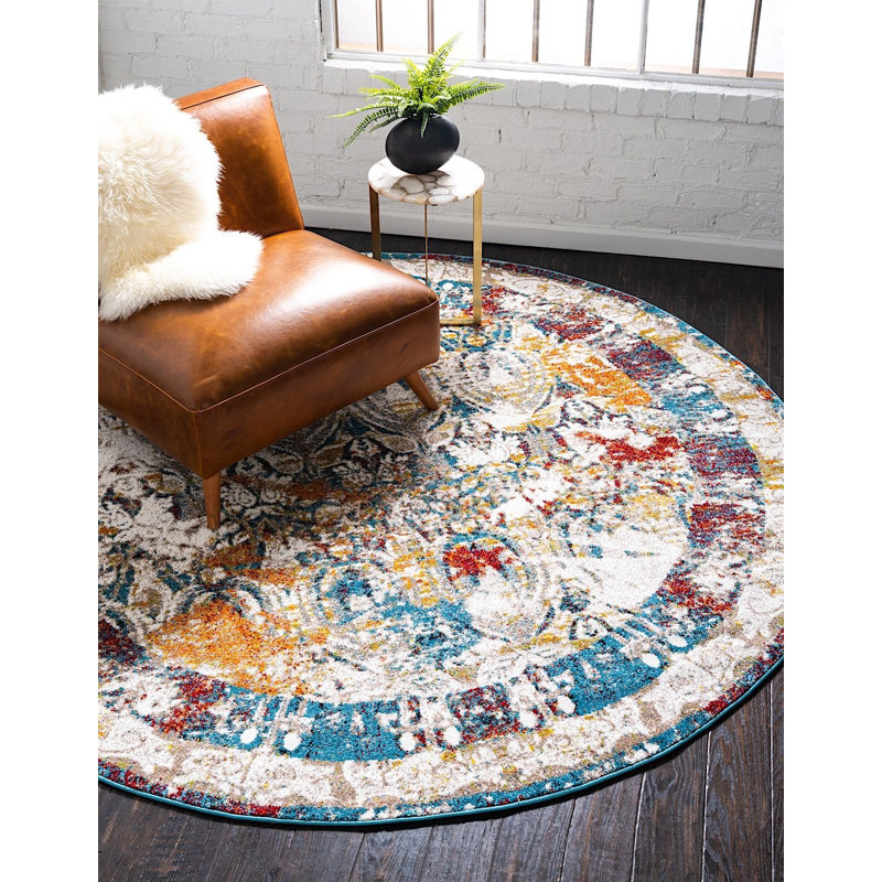 Murawski Oriental Indoor Rug, Round 8'