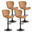 Adjustable Height Counter Stool with Metal Frame-1853004364-1853004360