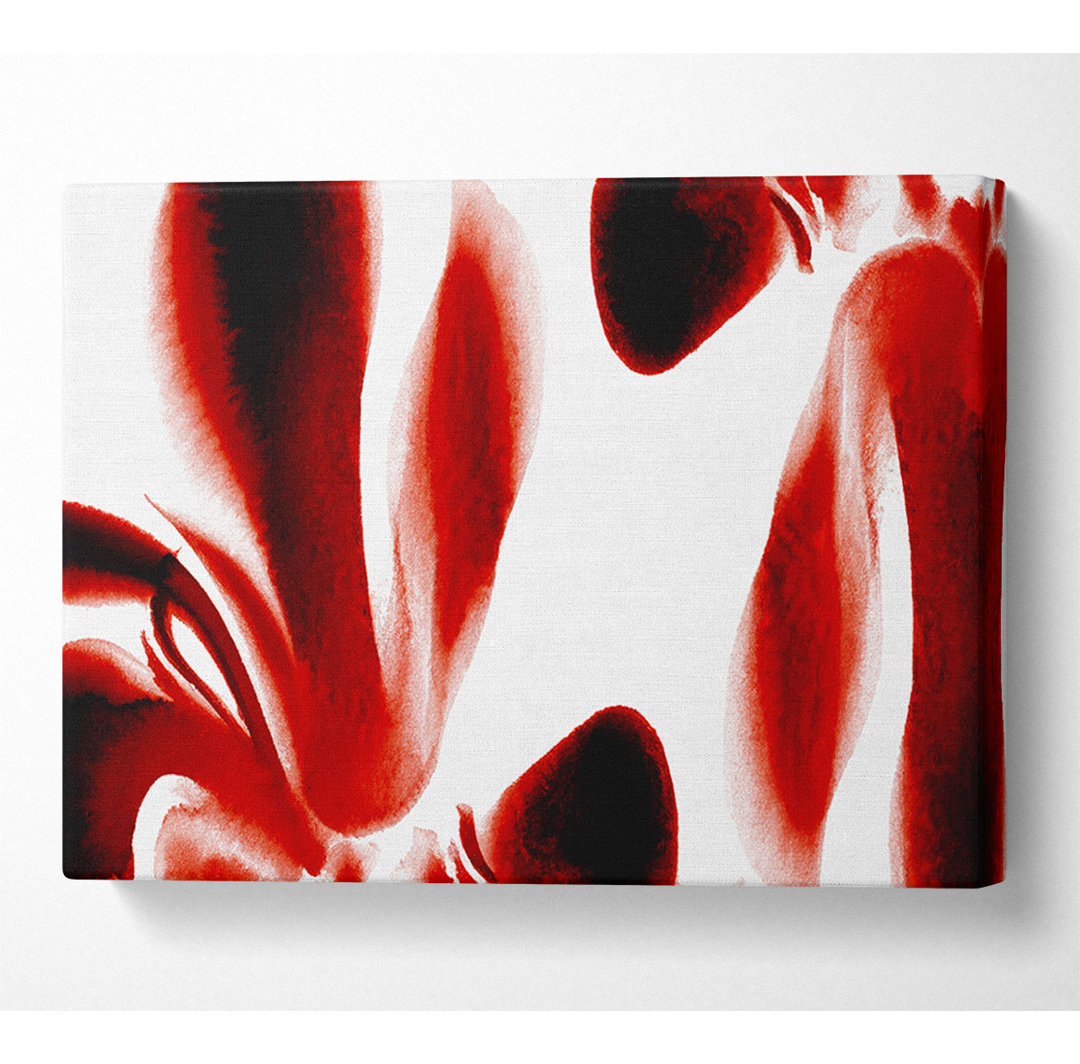 Rote Himbeere Ripple - Kunstdrucke auf Leinwand