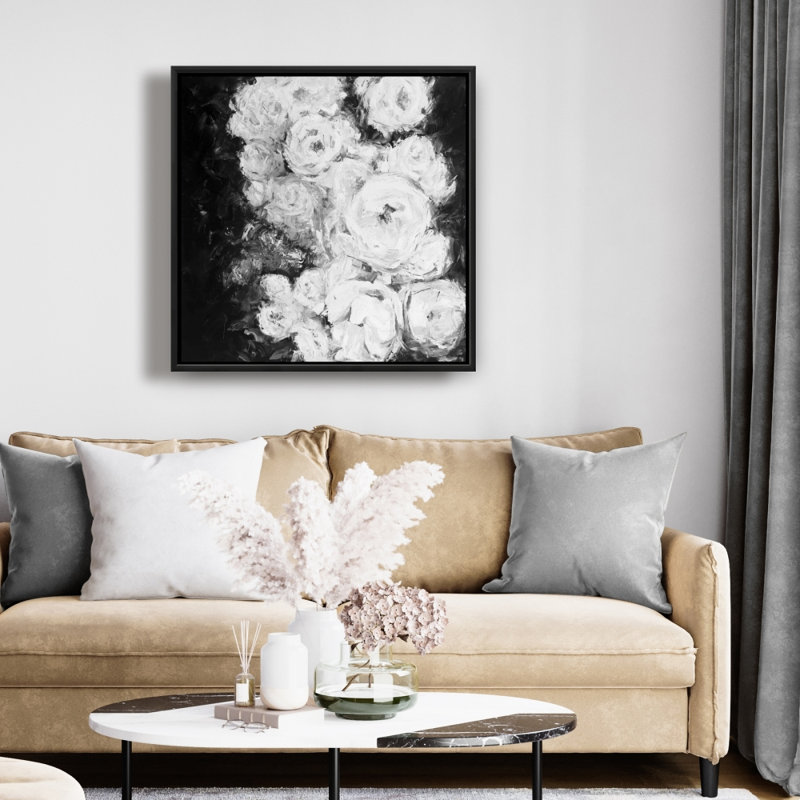 "Jardin de roses monochromes"