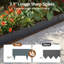 Bordure de paysage en acier galvanisé 5/8/10, bordure en métal pour aménagement paysager avec piquets, bordure de bordure de jardin pliable pour jardin
