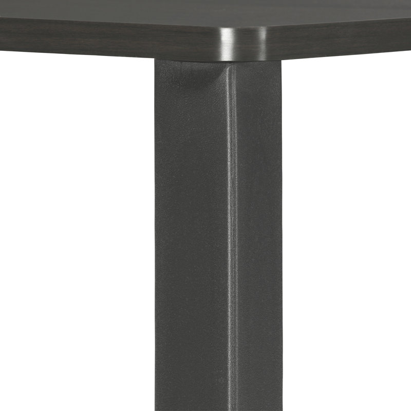 Almaraz Side Table Set, Espresso/Black