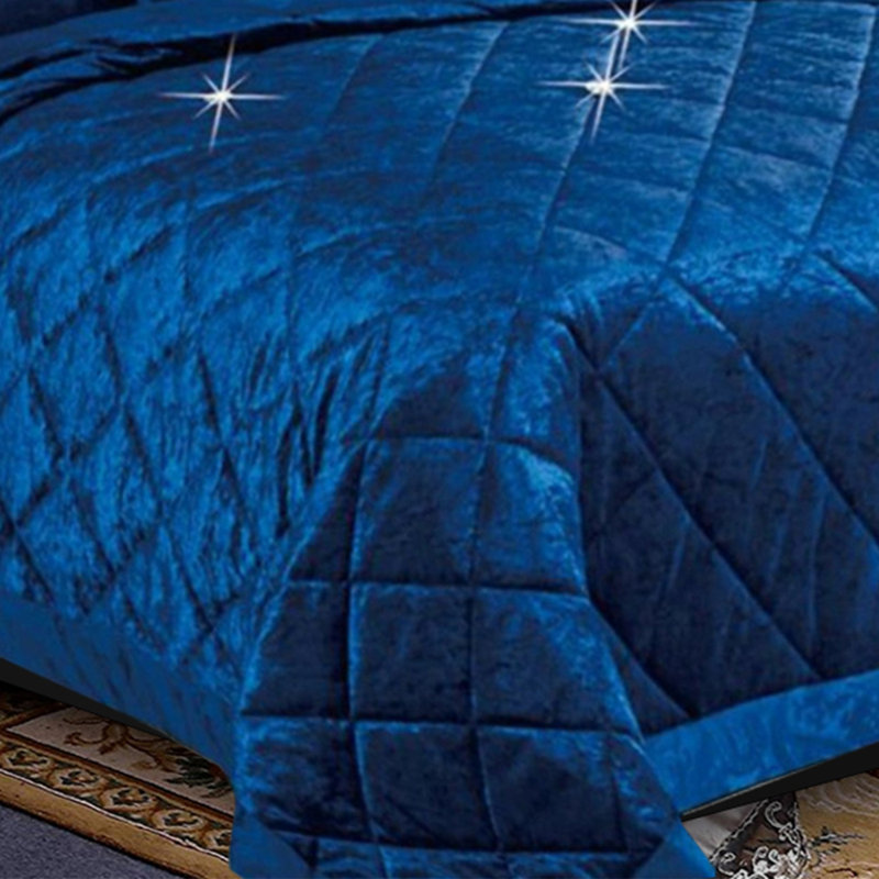 Thinder Bedspread, 275" W x 255" L, Royal Blue