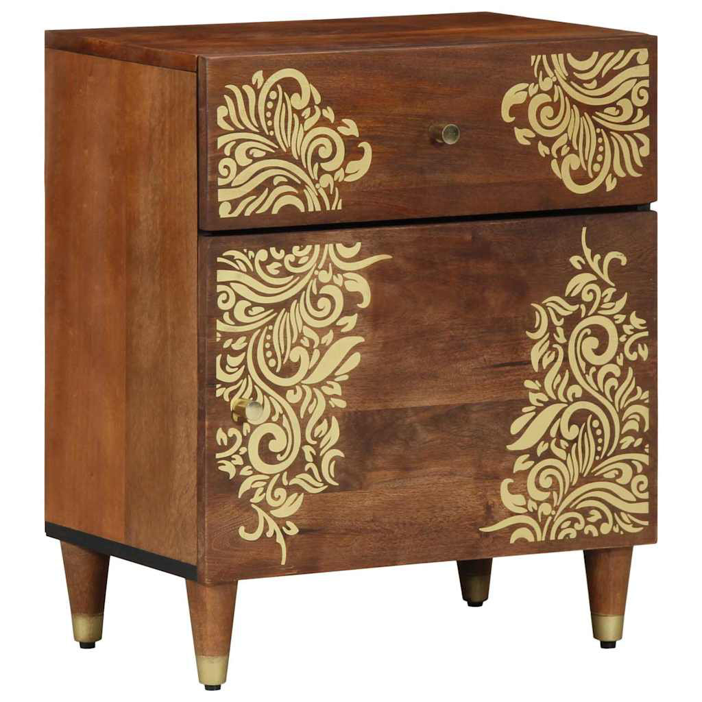 50cm W Solid Wood Bedside Table