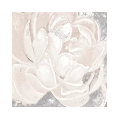 White Grey Flower I by Patricia Pinto - Wrapped Canvas Gallery-Wrapped Canvas Giclée