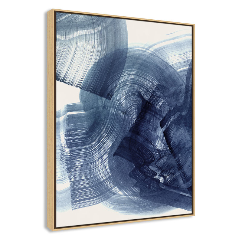 Indigo Crescendo I, impression par , H 41,5 po x l 31,5 po, Flotteur naturel