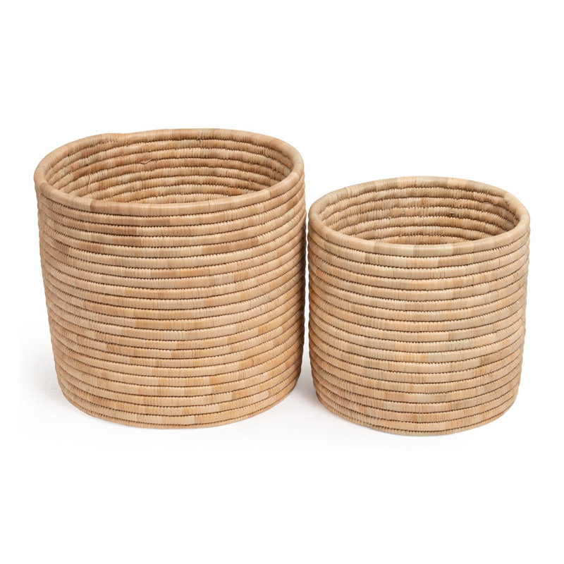 Malawi Woven Reed End Table