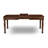 9 Piece Kitchen Table Set consists A Dinning Table and 8 Burgundy Polyester Fabric Parson Dining Chairs, Mahogany-828848204-828848205-863778875