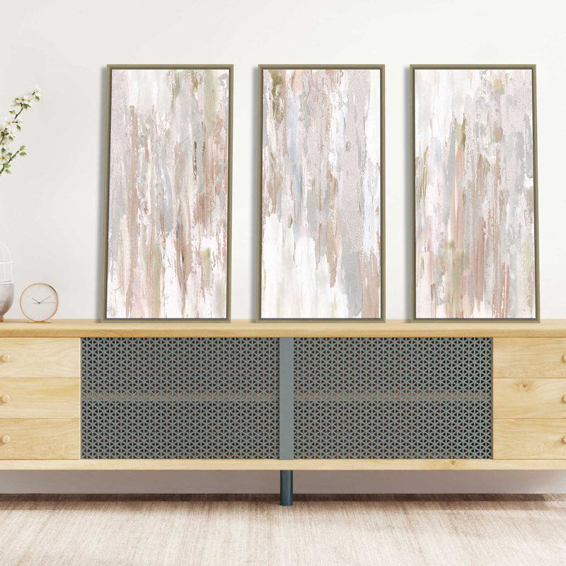 706-7808 " Weathered Door " by Susan Jill 3 - Pieces, 33.5" H x 52.5" W x 2" D
