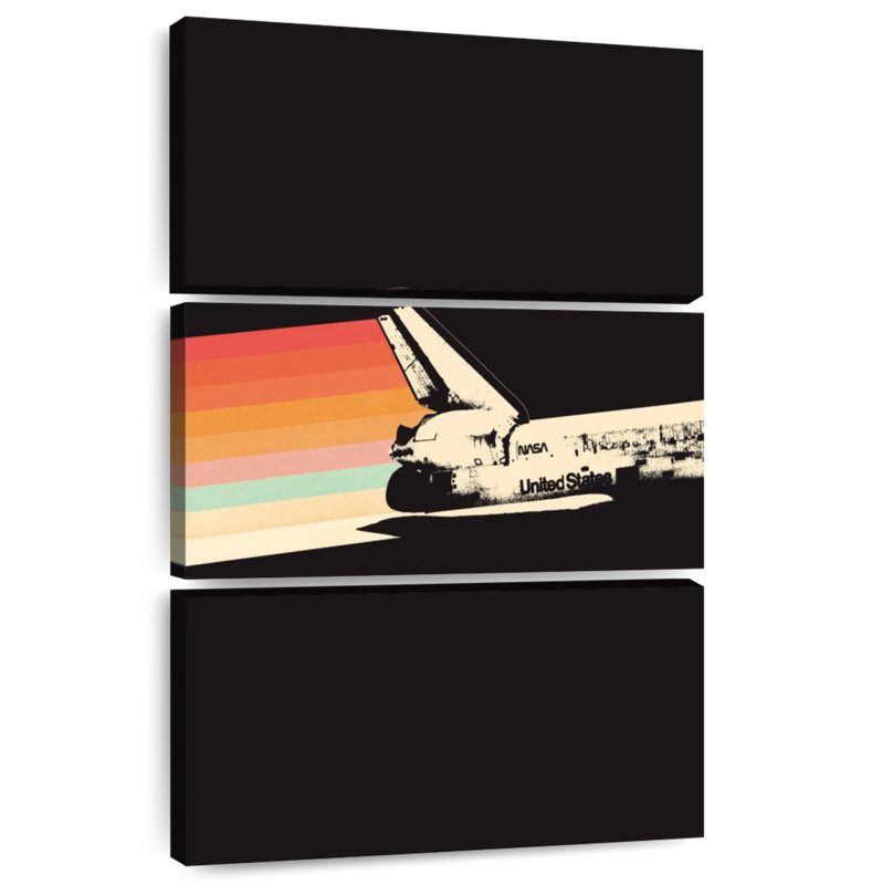 Oberle Spaceship Rainbow, 74" H x 48" W