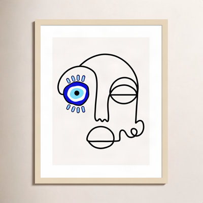 No Evil Allowed Print by Shatha Al Dafai