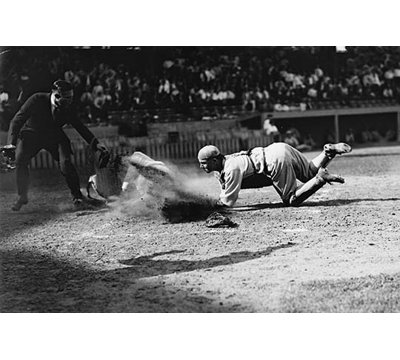 " Safe At Home Plate "