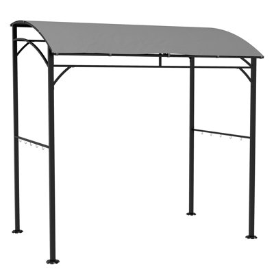 Outsunny 2.2 x 1.5 m BBQ Grill Gazebo Tent Shelter Grey
