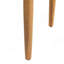 Table d'appoint d'extérieur en bois d'acacia rustique avec plateau à lattes