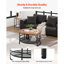 Ensemble de 3 tables basses rondes avec pieds en métal industriels et configuration flexible