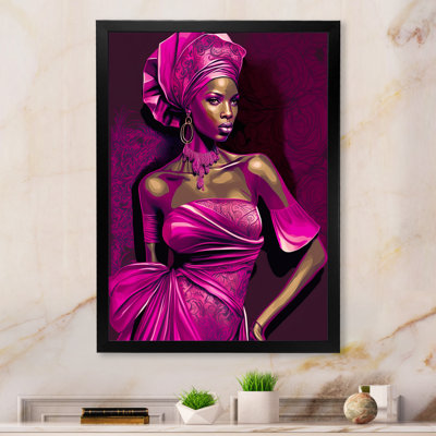 Cosner Vintage High Fashion, modèle afro-américain I sur toile
