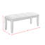 Banc rembourré en polyester Sevilay