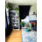 Cillian 60.5'' Black/Satin Brass LED Task Floor Lamp