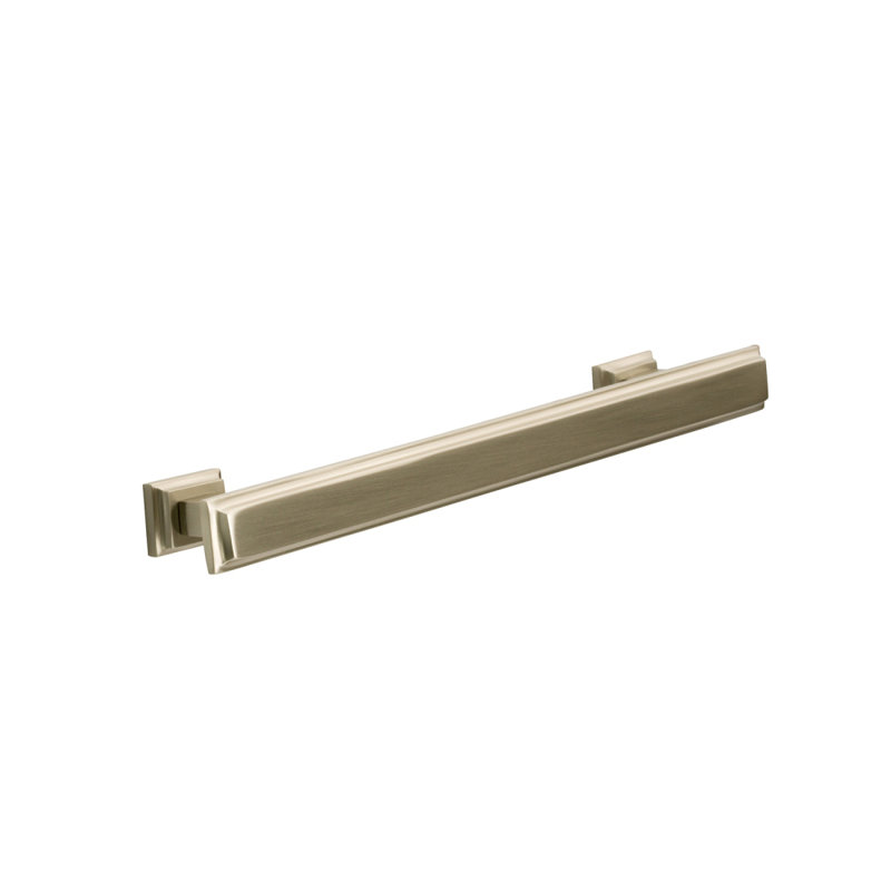 Poignée barre Alhambra, Nickel brossé, 6,3 po
