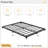 Low ProfileBed Frame With Rounded Corner Legs Heavy Duty Metal Size PlatformBed Frame No Box Spring Needed, Easy Assembly, Noise Free, .-1036937660
