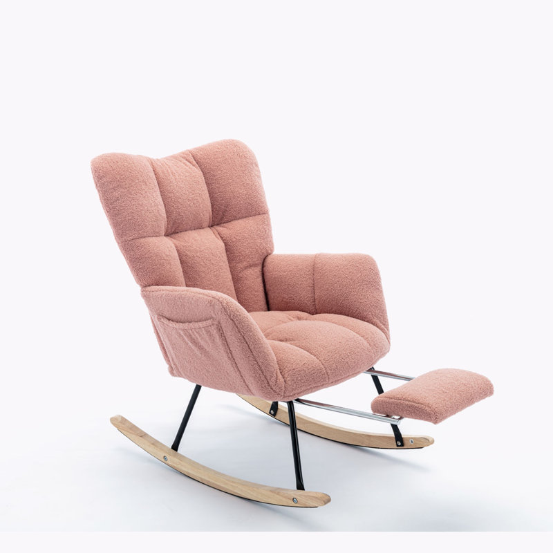 Wood+Metal Rocking Chair