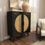 Armoire géométrique noire à 1 porte et 2 portes Maxfield