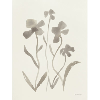 «Gray Florals II» par Pamela Munger