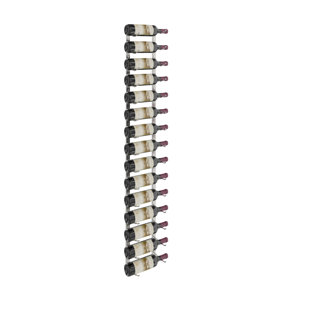 15 Bottle Wall Mounted Wine Bottle Rack