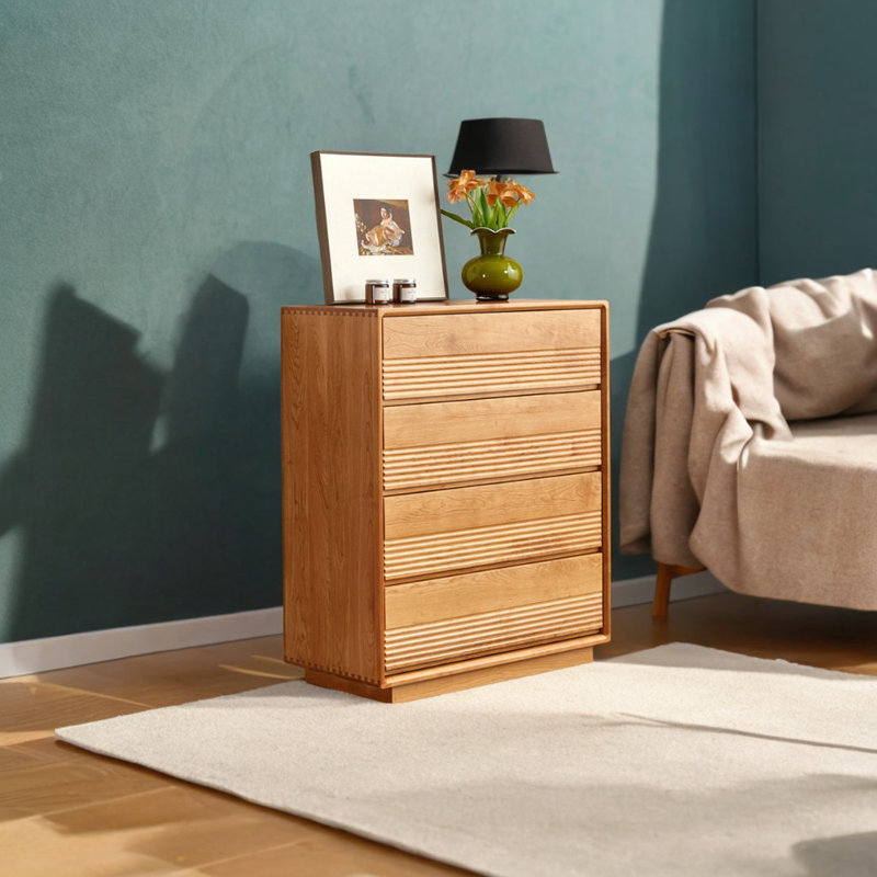 Commode d'appoint en bois de cerisier Simple Style