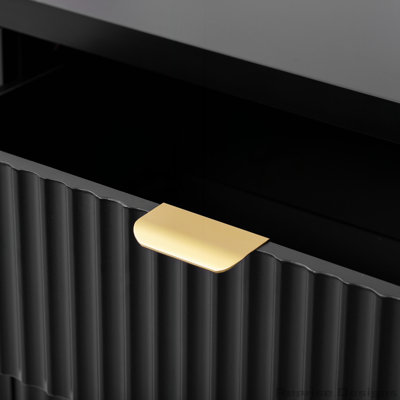 Sophisticated Sideboard Cabinet with Multiple Storage Options and Artistic Design