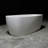 Lunar 71'' x 31.5'' Soaking Solid Surface Bathtub-22940821