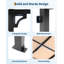 Pergola murale 12 po x 20 pi Lean to Gazebo, toit rigide avec toit en polycarbonate