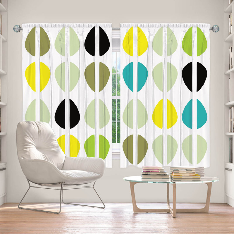 Paire de rideaux obscurcissant en polyester Lenno, L 40 po x L 52 po