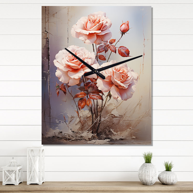 Dayeli - Roses très horloges murales, Moyen