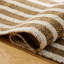 Tapis d'extérieur brun rayé en PET tissé à la main 8 pi 10 po x 11 pi 10 po Momeni Caicos-121099086