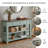 Vintage Rustic 48.83” Console Table with Drawers and Shelves for Entryway and Living Room-2104903619