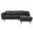 Ugo Leather L-Shaped Sectional Right Hand Facing