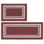 Tapis de cuisine Caylon avec envers antidérapant, tapis de cuisine 2 pièces super absorbants et lavables à la machine - Tapis résistant à la saleté pour la cuisine, la salle de lavage et l'entrée-1767395258-1781649683