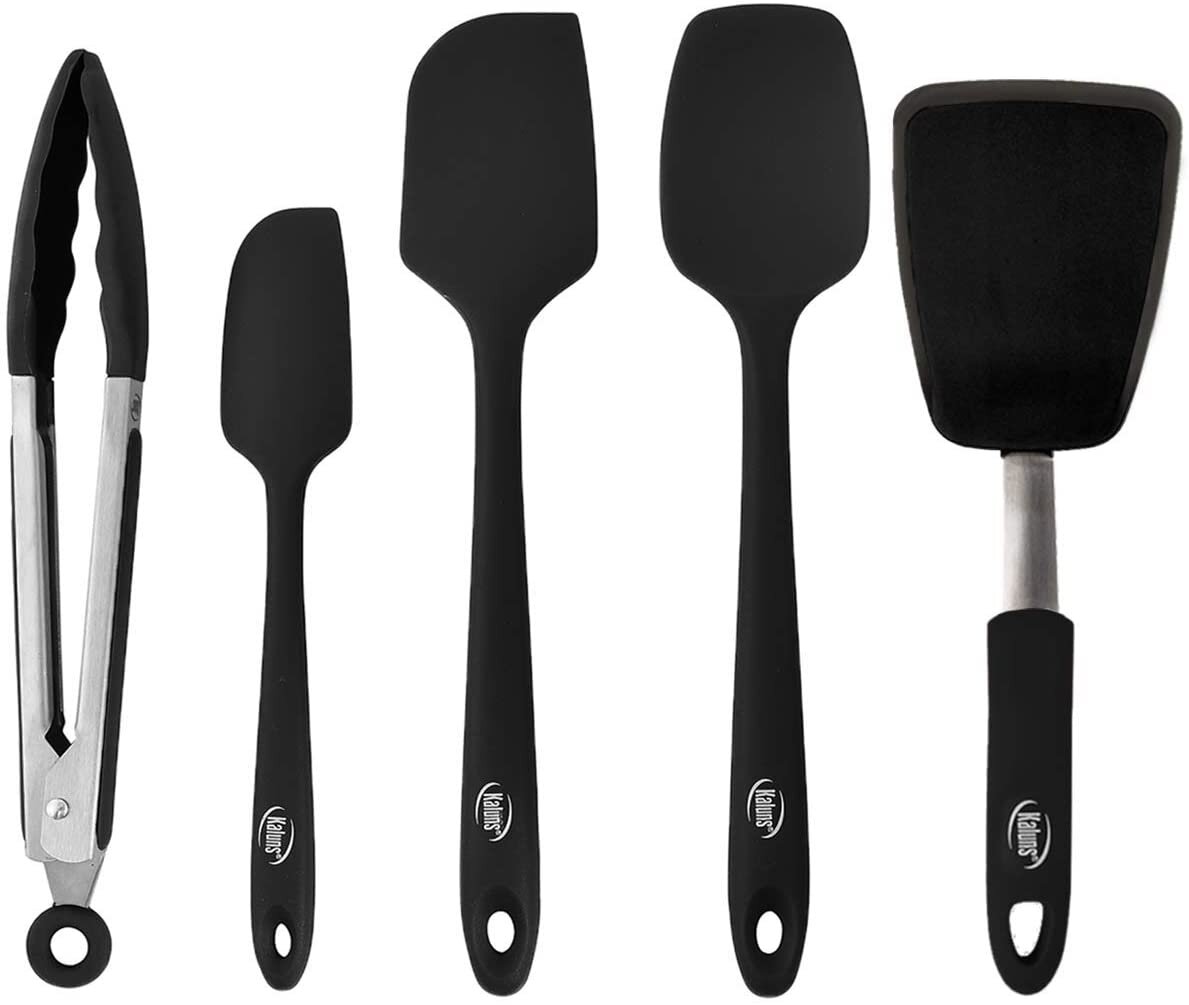 Ozeri 11-Piece All-In-One Silicone Utensil Set, Multicolor - Serving Spoon,  Tongs, Ladle, Spatulas, Whisk - Heat-Resistant, Non-Scratching, BPA-Free in  the Grilling Tools & Utensils department at