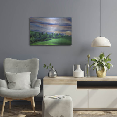 'Palouse Shadows' by Rick Berk Metal Wall