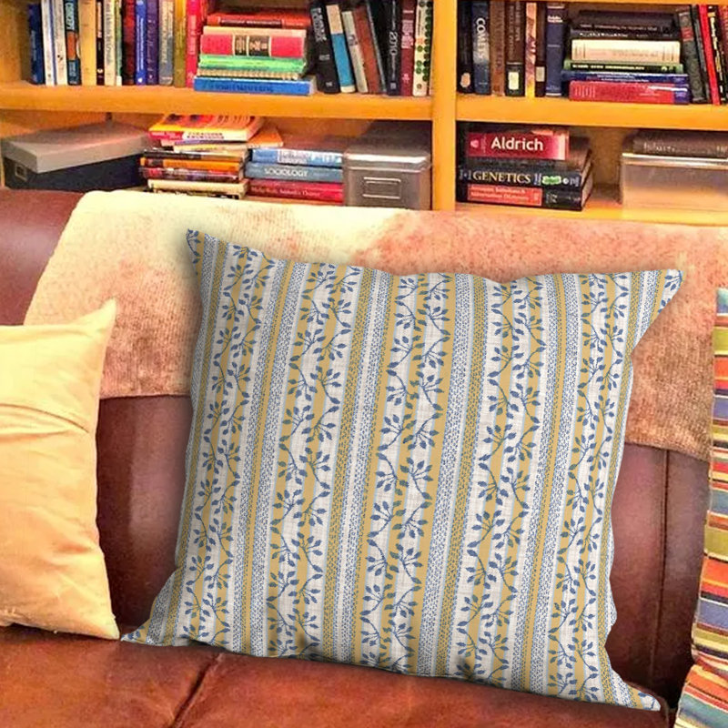 Floral Outdoor Reversible Throw Pillow, 26" x 26"