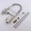 Kitchen Faucet Pull Down Sprayer Brushed Nickel,Single Handle Kitchen Sink Faucet