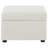 Merced Beige Upholstered Hydraulic Lift Top Storage Ottoman
