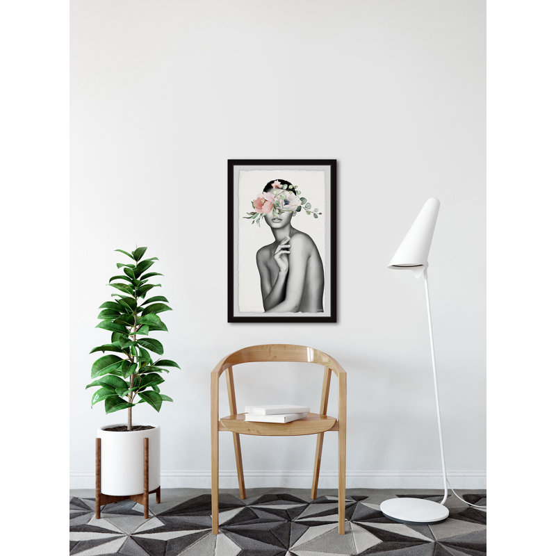 Vision florale-cadre photo imprimé sur papier, H 45 po x l 30 po x P 1,5 po