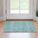 Premium Machine Washable Prisco Aqua Rug